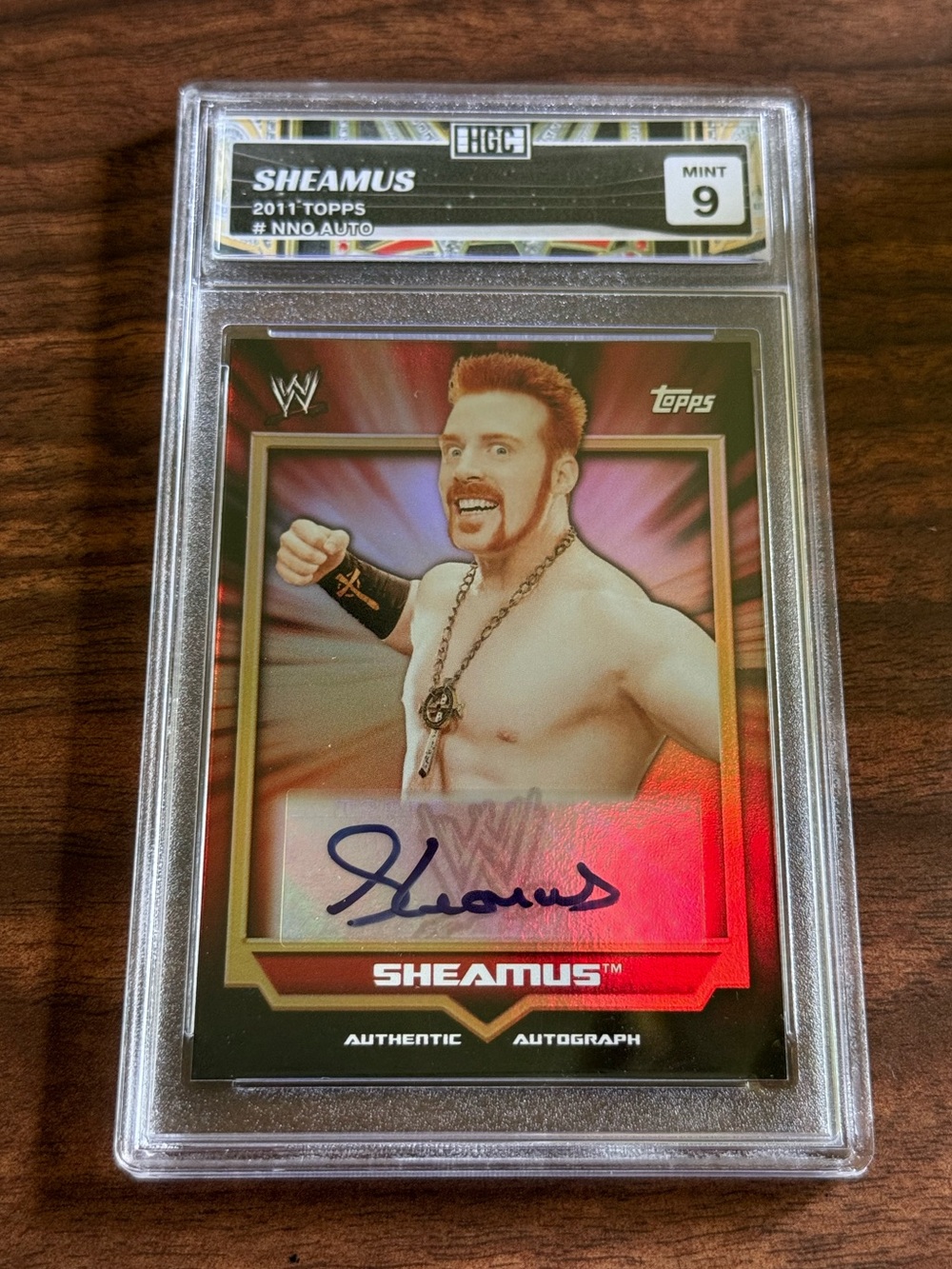 Sheamus Autograph - (WWE TOPPS 2011)